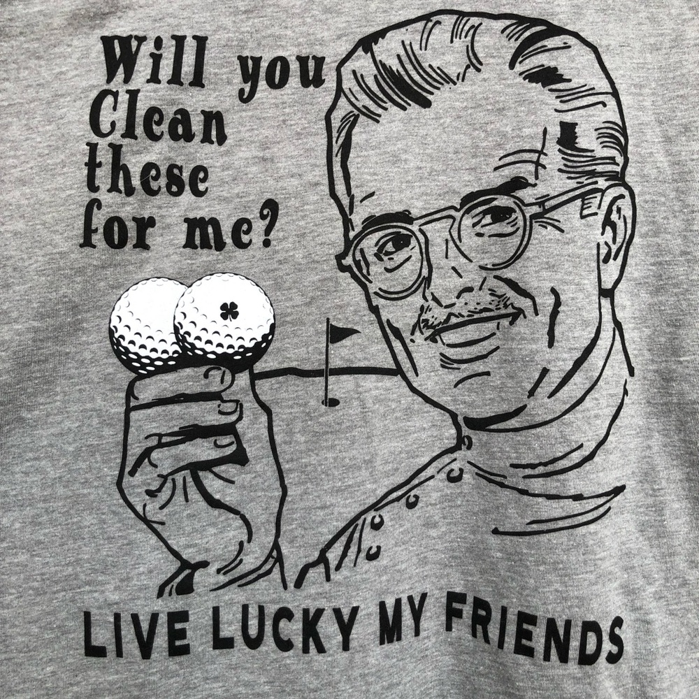 Black Clover "Will you clean these for me?" Graphic Golf T-shirt M